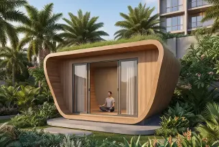 Meditation Pod at Godrej Manpada